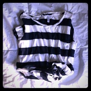 Short sleeve RVCA shirt.